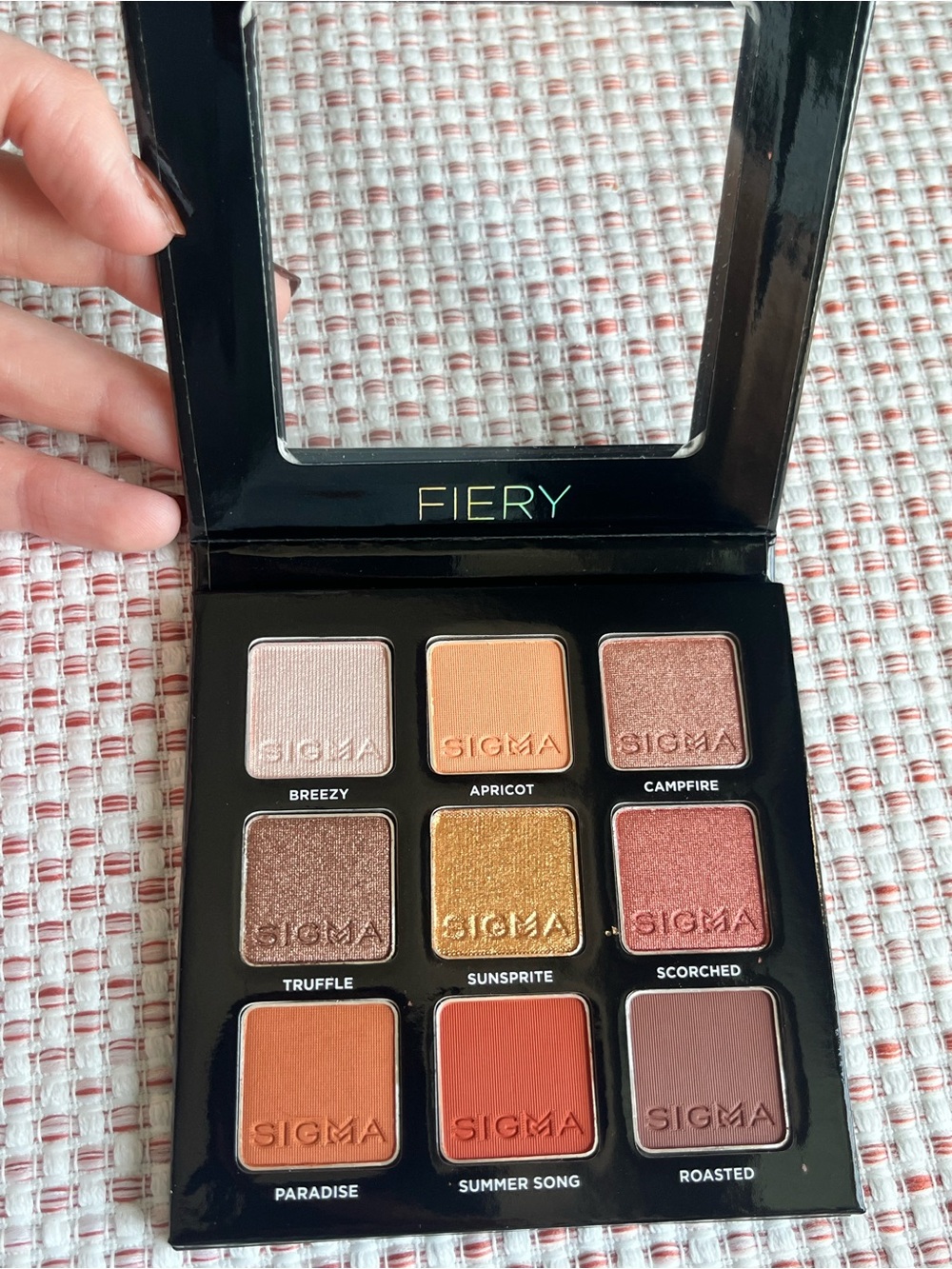 NEVER TOUCHED SIGMA BEAUTY FIERY EYESHADOW PALETTE